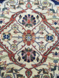 New Afghanistan Hand Knotted Antique Recreation of 1900’s Persian Bidjar Oriental Rug   9’9”x 13’5”