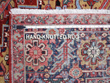 Antique Hand Knotted Persian Heriz Oriental Rug 12’x 15’6”