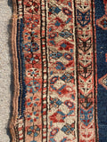 Antique Persian Heriz Hand Knotted Oriental Rug 4’x 4’6” SOLD