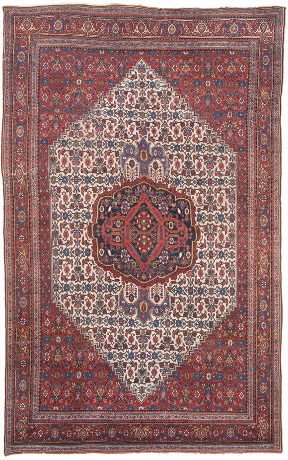 Antique Persian Bijar Carpet                   7'8