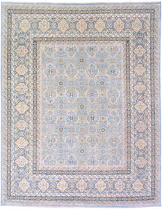 New Pakistan Hand-woven Antique Reproduction of a 19th Century Persian Carpet  7'10"x 10'