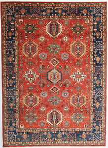 New Afghanistan Hand-Knotted Antique Recreation of a 19th Century Persian Karajeh Design   10'3"x 13'8" SOLD
