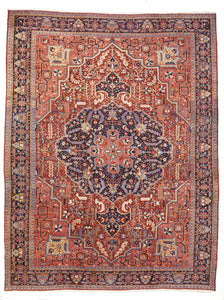 Antique Persian Heriz Carpet              11'6"x 15'4"