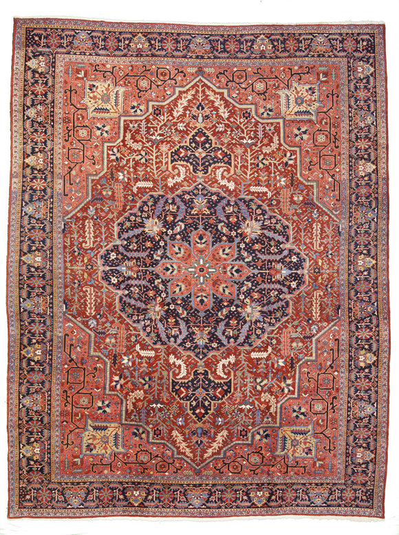 Antique Persian Heriz Carpet              11'6