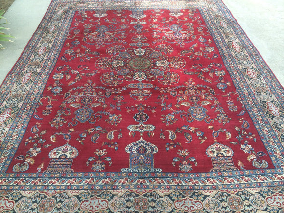 Antique Persian Kerman             8'6
