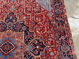 Antique Persian Karajeh Heriz Oriental Rug 8’5”x12’