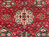 Persian Hand Knotted Ferahan Oriental Rug Square Size 9’1”x10’2”