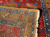 Antique Persian Heriz Runner Oriental Rug 3’x11’2”