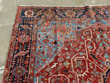 Antique Persian Karajeh Heriz Oriental Rug 8’5”x12’
