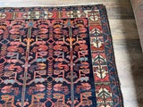 Antique Persian Bakhtiari Oriental Rug 4’2”x6’3”