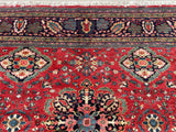Persian Hand Knotted Ferahan Oriental Rug Square Size 9’1”x10’2”