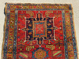 Antique Persian Heriz Runner Oriental Rug 3’x11’2”