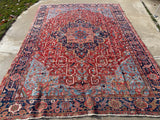 Antique Persian Karajeh Heriz Oriental Rug 8’5”x12’