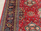 Persian Hand Knotted Ferahan Oriental Rug Square Size 9’1”x10’2”