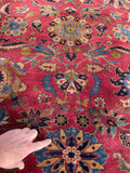 Antique Indian Tabriz Oriental Carpet 10’x 13’8”