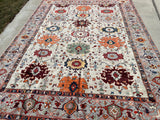 New Afghanistan Hand Knotted Antique Reproduction of 19th Century of NW Persian Bijar 11’9”x 8’11”