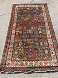 New Afghanistan Hand Knotted Antique Recreation of 19th Century Caucasian Oriental Rug