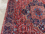 Antique Persian Karajeh Heriz Oriental Rug 8’5”x12’