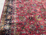 Antique Indian Tabriz Oriental Carpet 10’x 13’8”