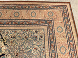 Antique Haji-Jalili Tabriz Persian Oriental Rug 9’2”x12’6” Wow!