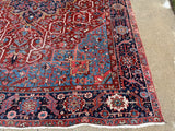 Antique Persian Karajeh Heriz Oriental Rug 8’5”x12’