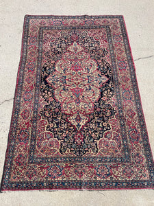 Antique Ahmad Isfahan Persian Oriental Rug 4’x7’ SOLD