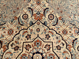 Antique Haji-Jalili Tabriz Persian Oriental Rug 9’2”x12’6” Wow!