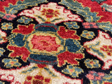 Persian Hand Knotted Ferahan Oriental Rug Square Size 9’1”x10’2”