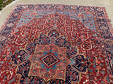 Antique Persian Karajeh Heriz Oriental Rug 8’5”x12’