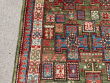 New Afghanistan Hand Knotted Antique Recreation of 19th Century Caucasian Oriental Rug