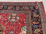 Persian Hand Knotted Ferahan Oriental Rug Square Size 9’1”x10’2”