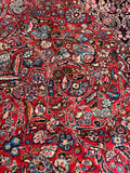 Antique Persian Qazvin Oriental Rug 7’9”x10’5”