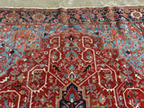 Antique Persian Karajeh Heriz Oriental Rug 8’5”x12’
