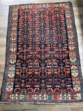 Antique Persian Bakhtiari Oriental Rug 4’2”x6’3”