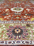 New Hand Knotted Antique Recreation of 19th Century Persian Mahal 8’10”x 12’2