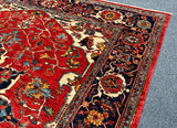New Afghanistan Hand Knotted Antique Recreation of 19th Century Heriz