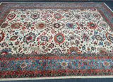New Afghanistan Hand Knotted Antique Recreation of 19th Century Persian Oriental Rug 10’x 14’