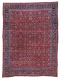 1900’s Antique Hand Knotted Persian Bijar Oriental Rug. 9’1”x 11’9”