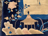 Antique Chinese Carpet  9’x 11’6”
