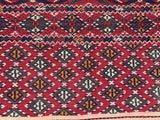 Contemporary Turkoman Mixed Texhnique Soumak.  7’2”x 13’3”