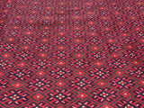Contemporary Turkoman Mixed Texhnique Soumak.  7’2”x 13’3”