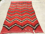 1890’s Early Transitional Late Classical Navajo Rug   5’x 7’10”