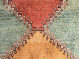 Used Persian Gabbeh Oriental Rug  5’1”x 6’4”