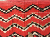 1890’s Early Transitional Late Classical Navajo Rug   5’x 7’10”