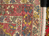 Antique Persian Bakhtiari From The 1920's     4'4"x 6'5"