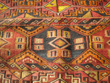 Semi-Antique Turkish Grain Bag Rug From The 1940's