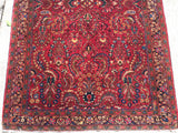 Antique Persian Sarouk Oriental Rug   3’11”x 6’3”