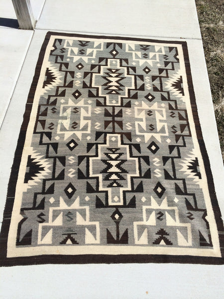 Vintage Navajo Rug With Unique Design High Quality *SOLD!