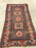 Late 1800's Antique Caucasian Tribal Rug       3'9"x 7'5"  Sold