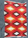 Antique Transitional Navajo Rug with Ganado Influences        4'4"x 6'6"     SOLD